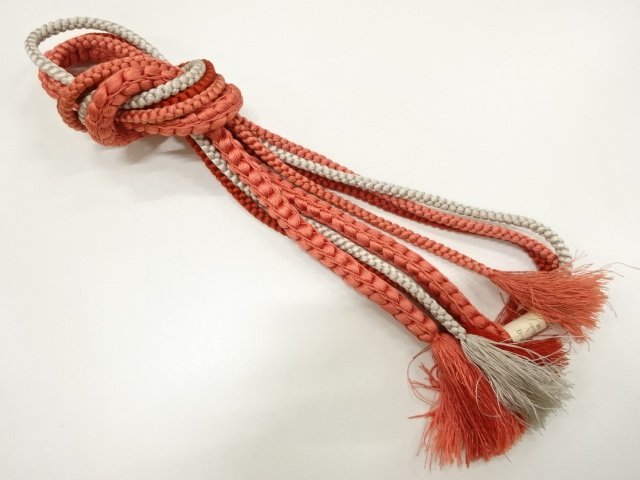 JAPANESE KIMONO / HAND-TIED OBIJIME CORD